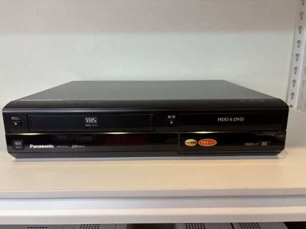 【整備品】Panasonic VHS/DVD/HDD一体型レコーダー DMR-XP22V - 画像 (2)