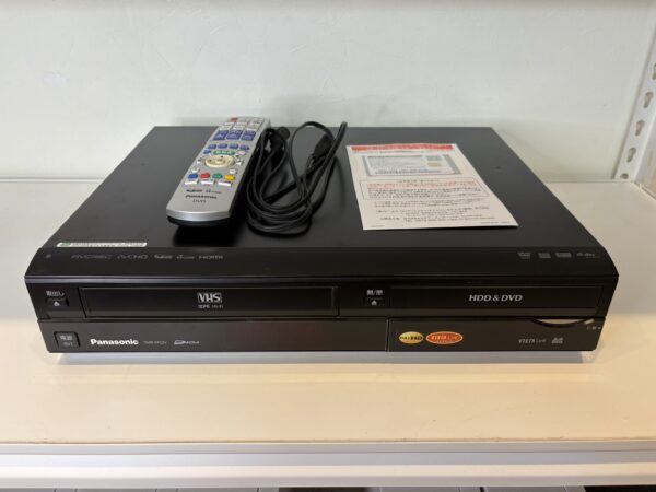 【整備品】Panasonic VHS/DVD/HDD一体型レコーダー DMR-XP22V