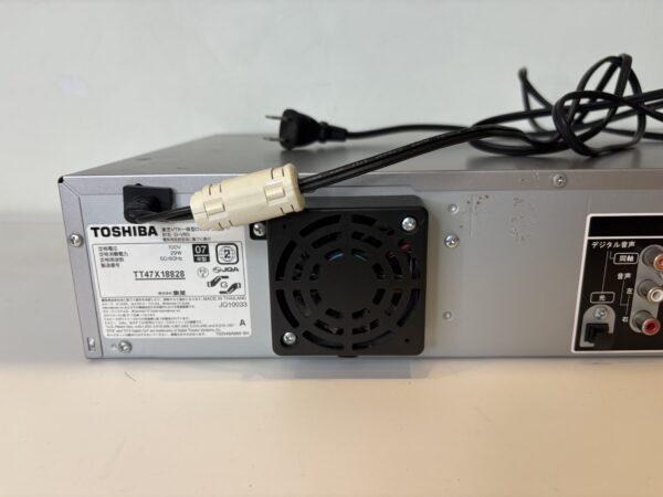 【整備品】TOSHIBA VHS/DVDデッキ D-VR5 - 画像 (4)